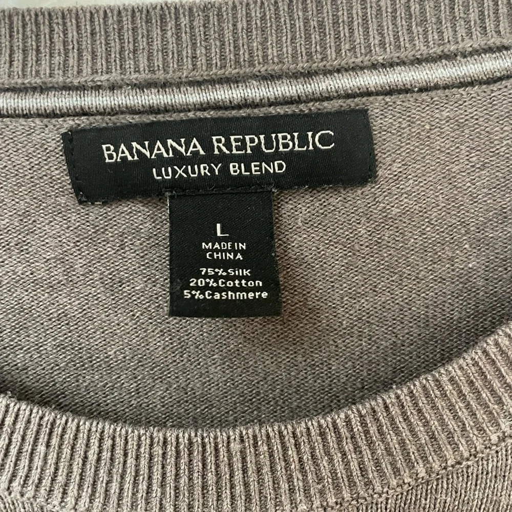 Banana republic Silk/Cashmere/Cotton blend sweater men’s size L